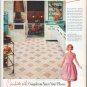1961 Congoleum-Nairn Fine Floors Ad "Styling secret"
