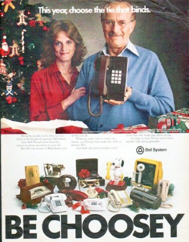 1979 Bell System Ad "the tie that binds"