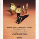 1979 Longines-Wittnauer Watch Company Ad "Someone close to you"