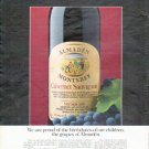 1979 Almaden Wine Ad "proud of the birthdates"