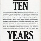 1979 1970s Article "Ten Years"