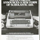 1979 Smith-Corona Typewriter Ad "Scholastic Aid"