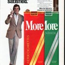 1979 More Cigarettes Ad "I'm More satisfied"