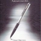 1979 Eraser Mate Ad "A great man"