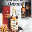 1979 Wild Turkey Whiskey Ad "Wild Gifts"