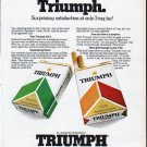 1979 Triumph Cigarettes Ad "Flavor-Intensified"