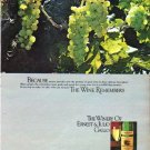 1979 Ernest & Julio Gallo Ad "nature provides"