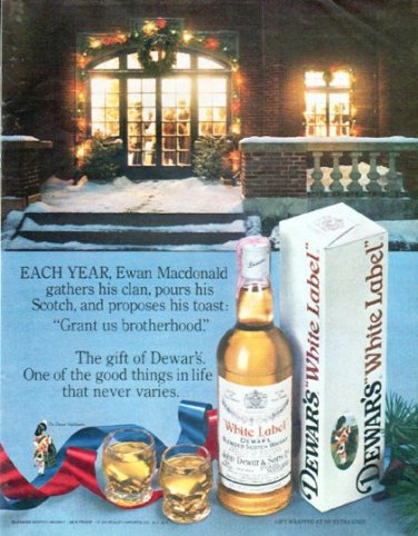 1979 Dewar's Scotch Whisky Ad "Ewan Macdonald"