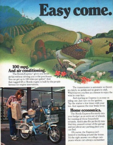 1980 Honda Ad "Easy come. Easy go."