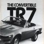 1980 Triumph TR7 Ad "The Convertible TR7"