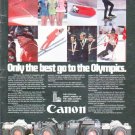 1979 Canon Camera Ad "Only the best"