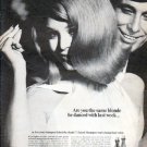 1966 Clairol Shampoo Ad "Are you the same blonde"