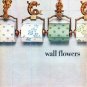 1966 Lady Scott Tissue Ad "wall flowers"