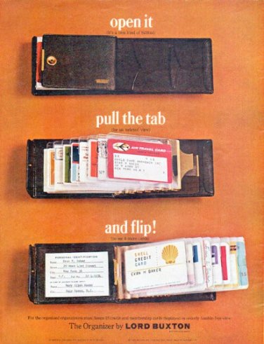 1966 Lord Buxton Ad "open it"