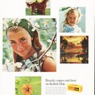 1966 Kodak Ad "Beauty comes out best"