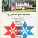 1966 Pittsburgh Plate Glass Ad "Buy a home with stars"