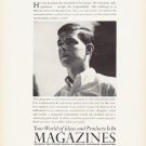 1966 Magazine Advertising Bureau Ad "Your World of Ideas"