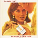 1966 Viceroy Cigarettes Ad "the right one"