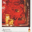 1959 Seagram's Whiskey Ad "Invitation to Relaxation"