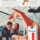 1959 Tareyton Cigarettes Ad "Dual Filter Does It"