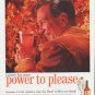 1959 Calvert Reserve Whiskey Ad "power to please"