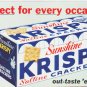 1959 Sunshine Krispy Crackers Ad "perfect for every occasion"