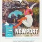 1959 Newport Cigarettes Ad "ocean-breeze freshness"