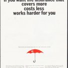 1964 Travelers Insurance Ad "works harder for you"