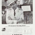 1964 Mutual of New York Ad "Life insurance?"  2555