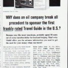 1964 Mobil Travel Guide Ad "break all precedent"  2567