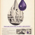 1953 Royal Triton Ad "Purple motor oil"  2585