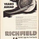 1953 Richfield Gasoline Ad "Years Ahead"  2592