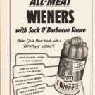 1953 Oscar Mayer Ad "Unexpected Company"  2615