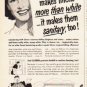 1953 Clorox Ad "satisfy me"  2619