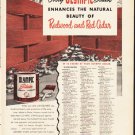 1953 Olympic Stain Ad "Redwood and Red Cedar"  2628
