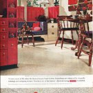 1961 Armstrong Floors Ad "A room comes to life"  2643