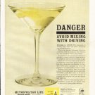 1961 Metropolitan Life Ad "Danger"  2651