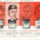 1961 Edgeworth Tobacco Ad "Remember Father's Day"  2678