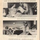 1961 Bell Telephone System Ad "Two places"  2687