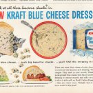 1961 Kraft Ad "Kraft Blue Cheese Dressing"  2705