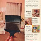 1961 Du Pont Ad "Lucite Wall Paint"  2706
