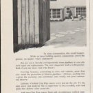 1962 National Clay Pipe Institute Ad "Suburbia"  2724