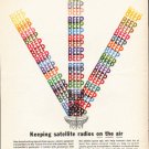 1962 Monsanto Ad "satellite radios"  2734