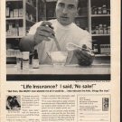 1962 Mutual of New York Ad "No sale"  2739