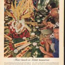 1962 Air France Ad "Have lunch in Tahiti tomorrow"  2758