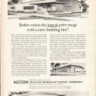 1962 Butler Manufacturing Company Ad "lowest price range"  2764