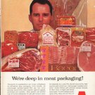1962 Avisco Ad "We're deep in meat packaging!"  2770