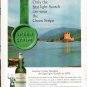 1962 Usher's Scotch Ad "Green Stripe"  2773