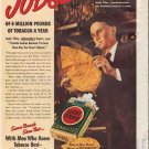 1938 Lucky Strike Cigarette "Andy Tilley" Ad