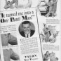1937 Talon Slide Fastener "One Pants Man" Ad